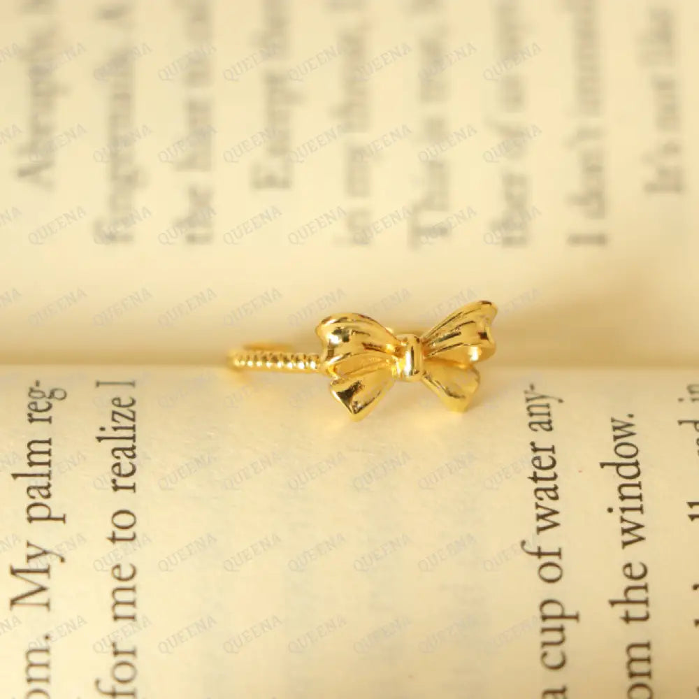 Bow Ring - Adjustable (Free Size) Rings