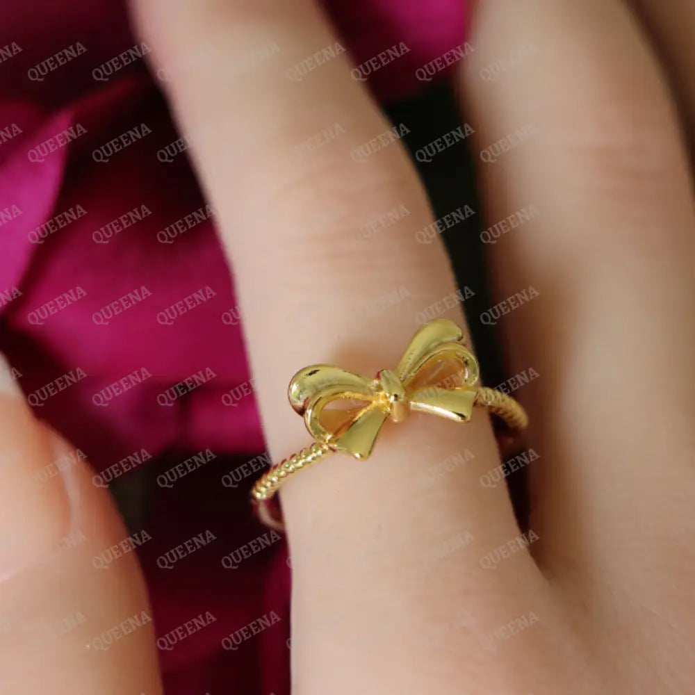 Bow Ring - Adjustable (Free Size) Rings