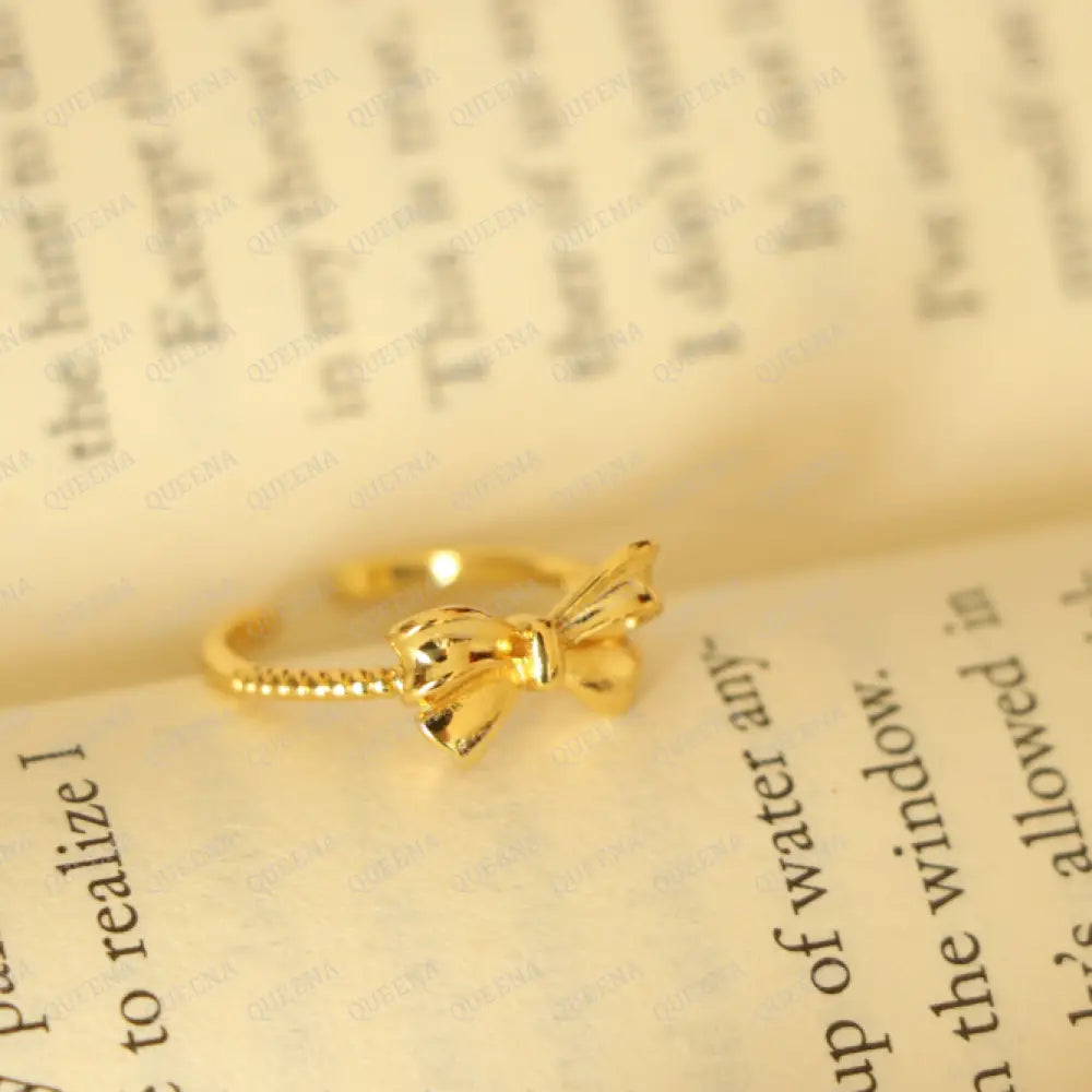 Bow Ring - Adjustable (Free Size) Rings