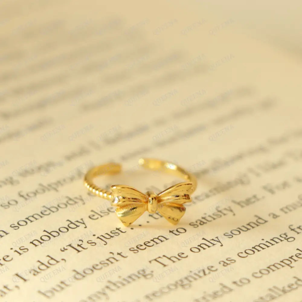 Bow Ring - Adjustable (Free Size) Rings