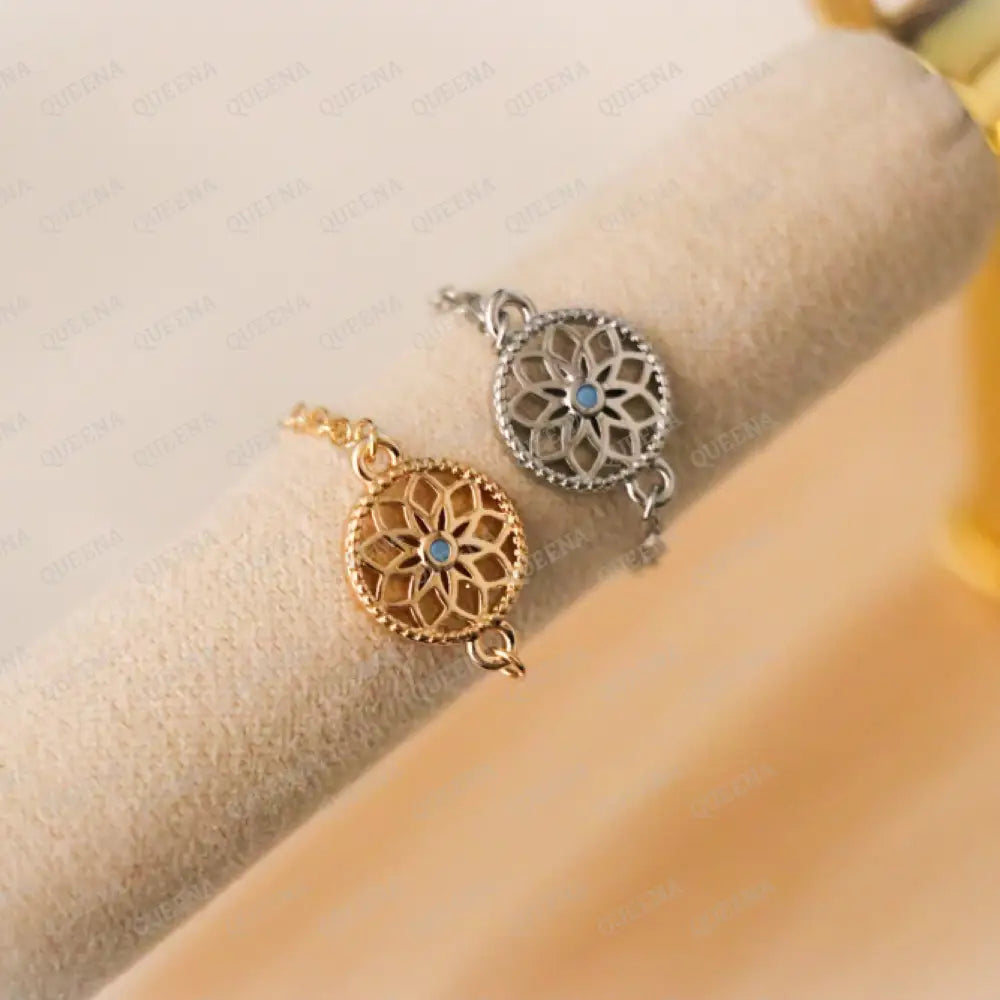 Dream Catcher Charm Delicate Chain Ring Rings