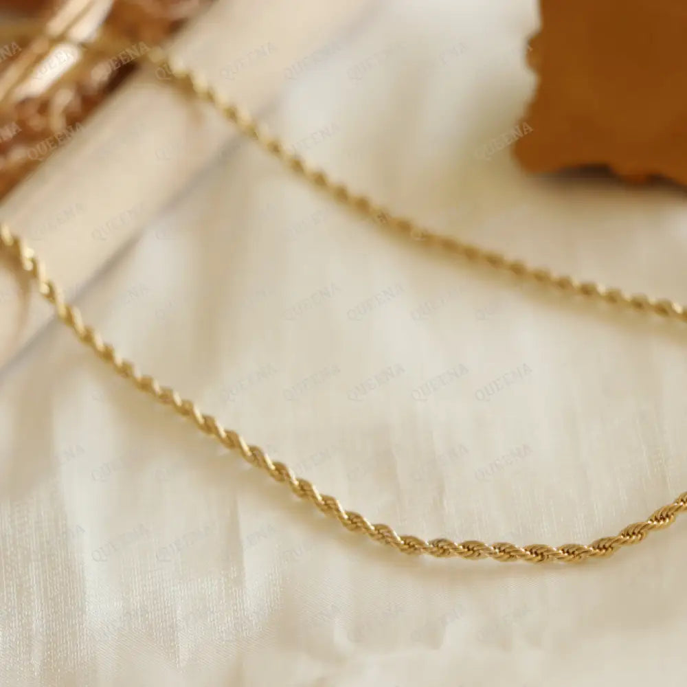 Essential Golden Rope Chain Necklace Necklaces