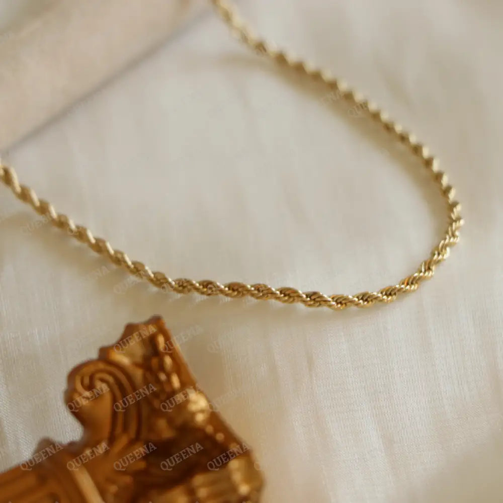 Essential Golden Rope Chain Necklace Necklaces