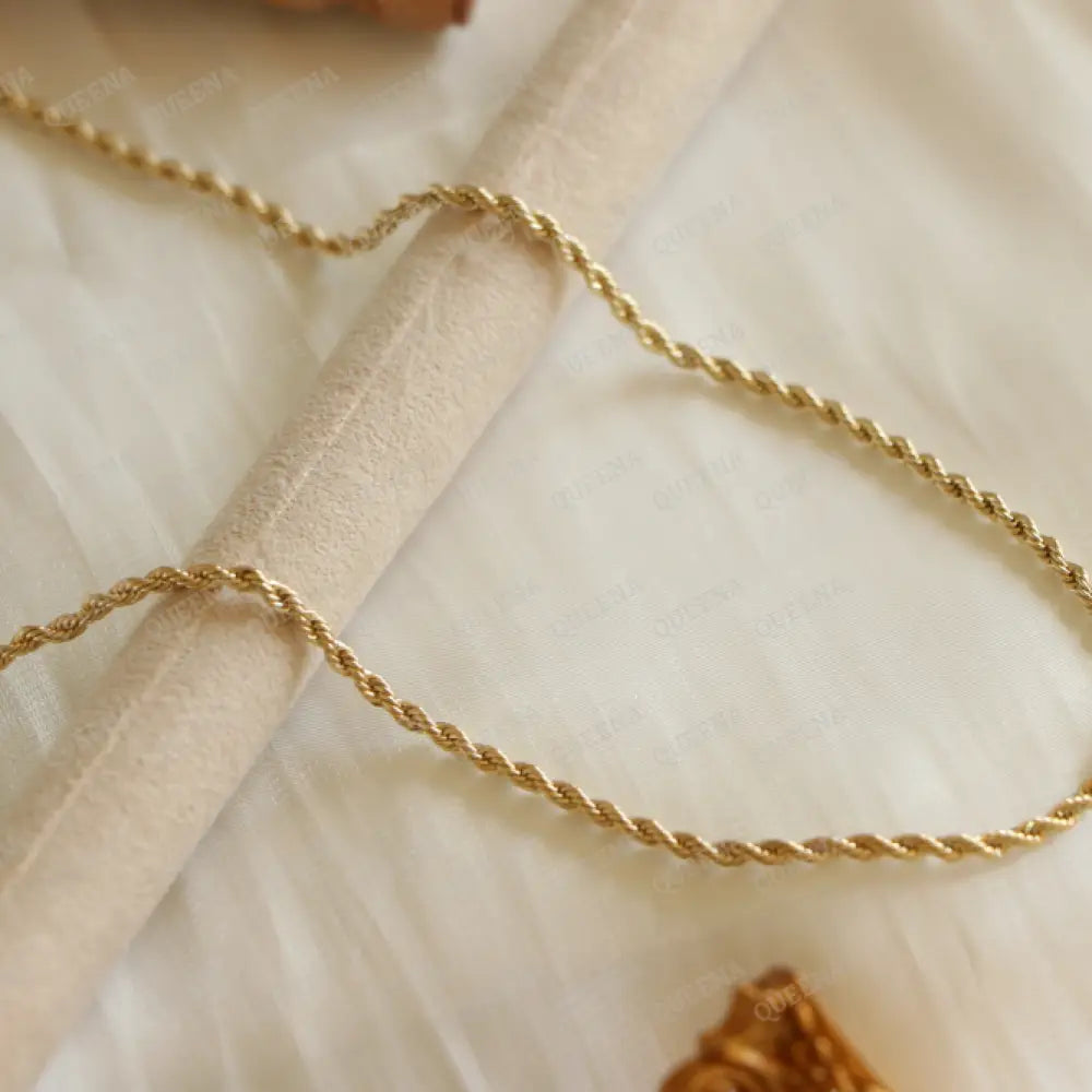 Essential Golden Rope Chain Necklace Necklaces
