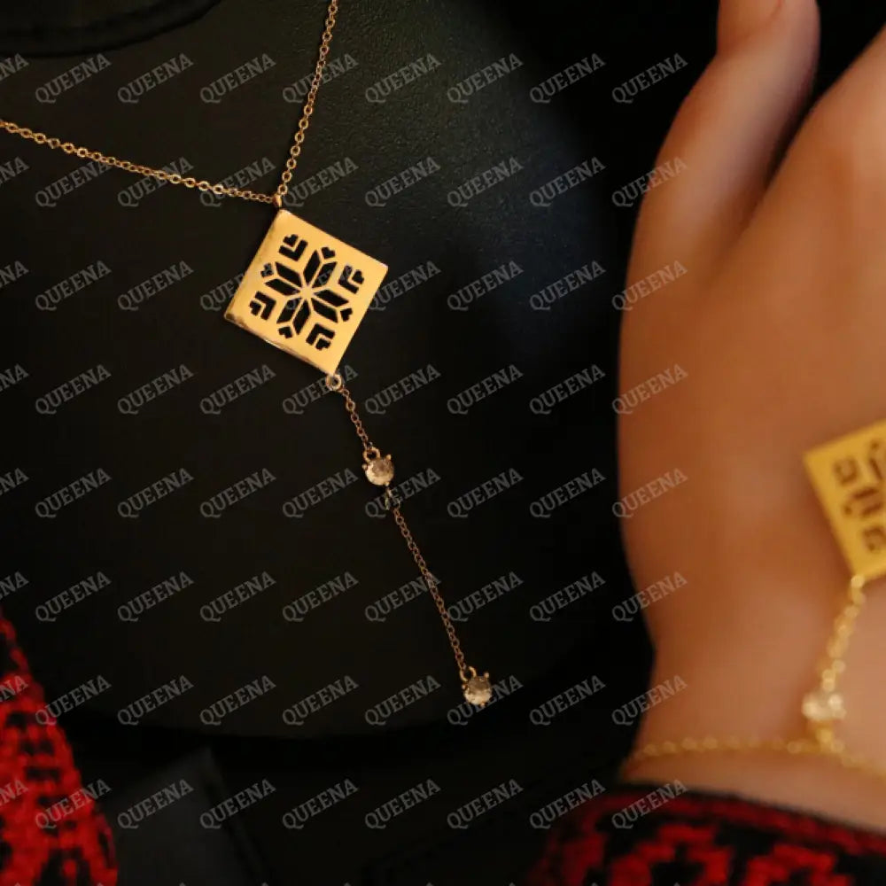 Heritage Palestine Star Glow Pendant Necklace Necklaces