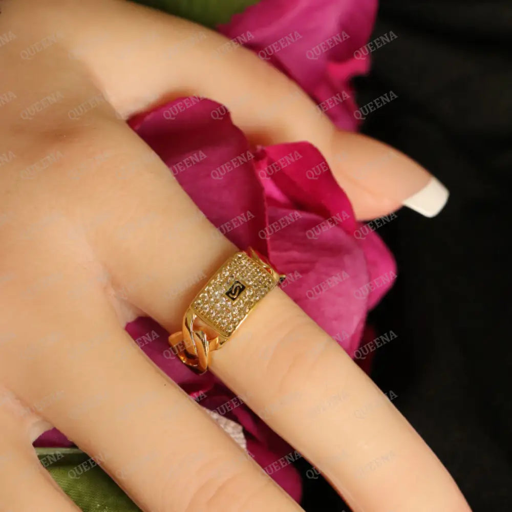 Luxury Golden MONACO Ring Rings