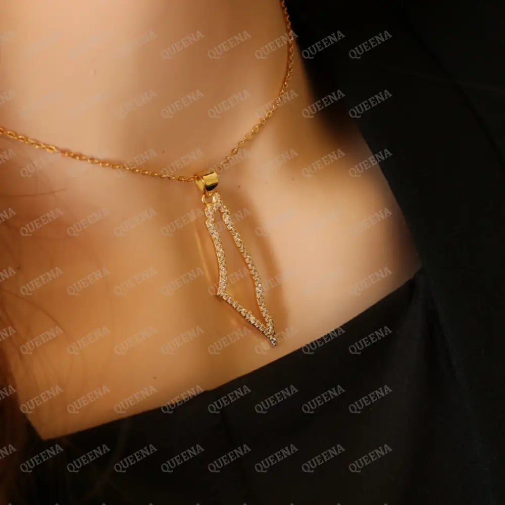 Luxury Golden Zircon PALESTINE Country Map - Pendant Necklace Necklaces