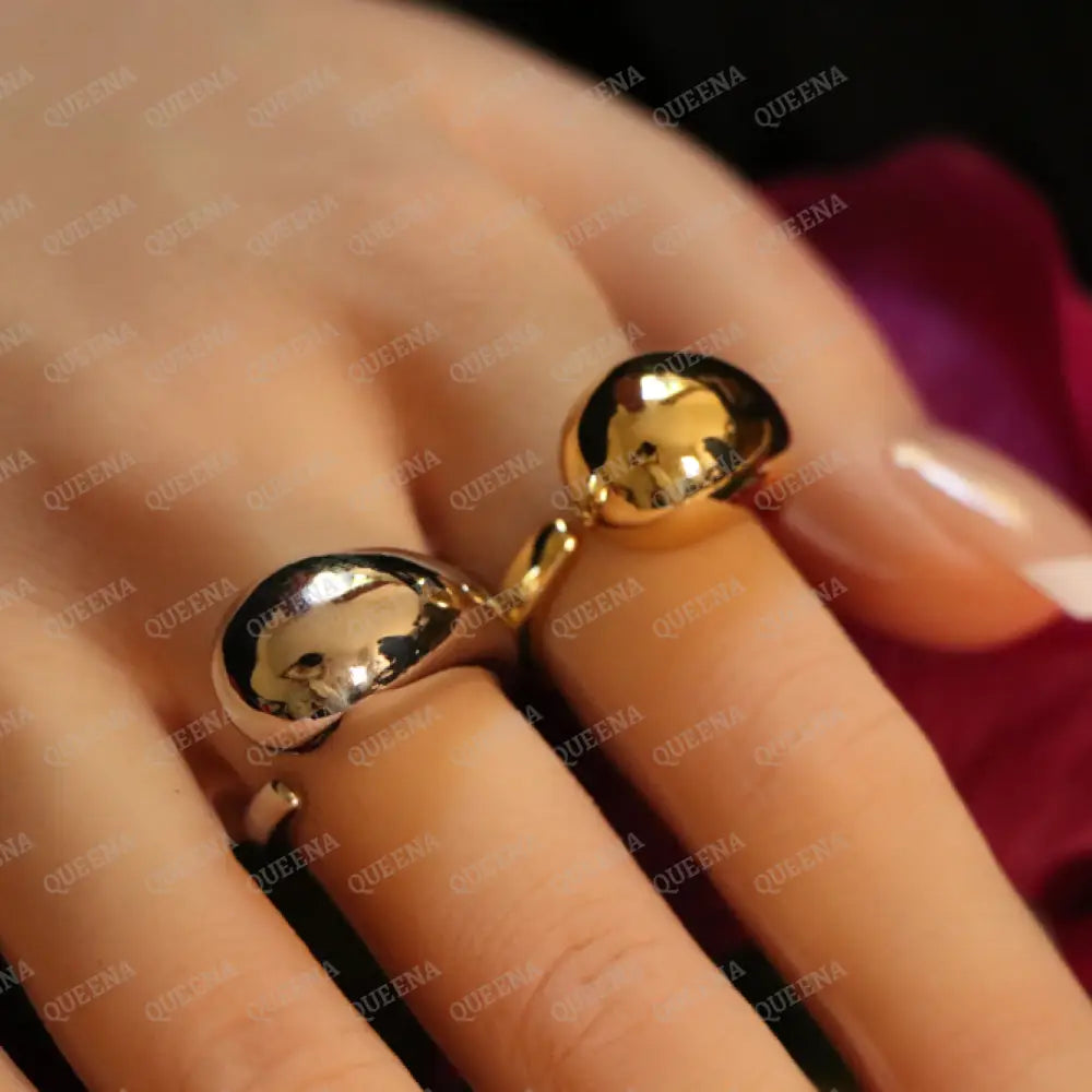 Monica Chunky Open Ring - Adjustable (Free Size) Rings