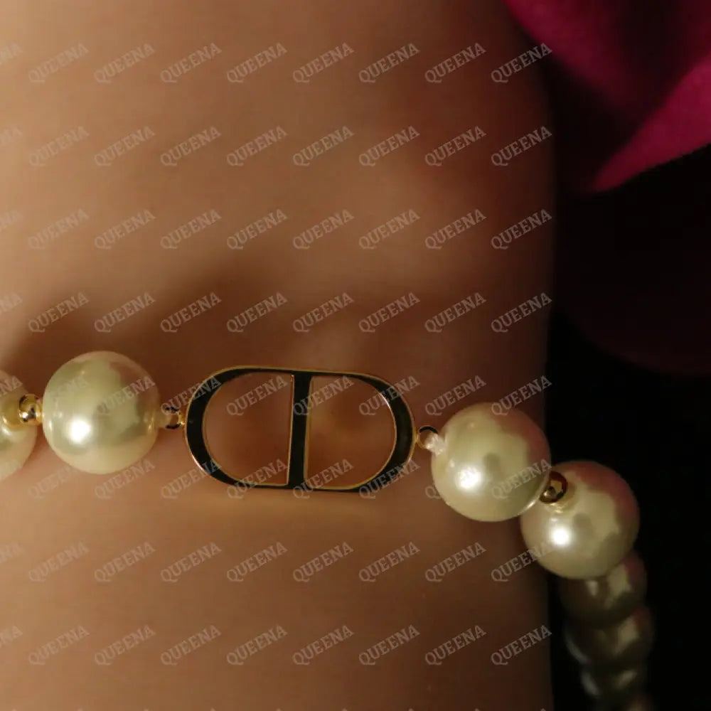 New CD pearls Bracelet Bracelet