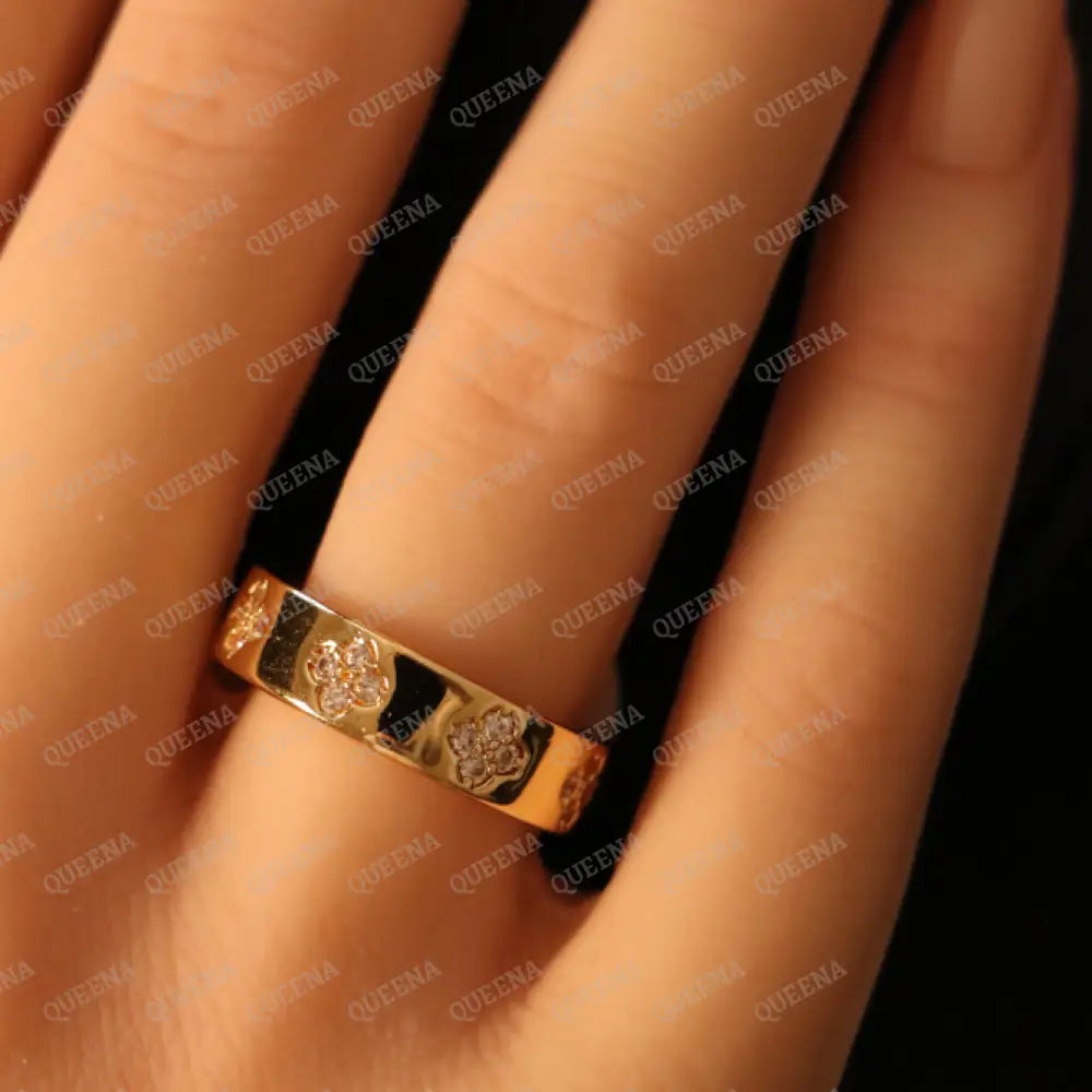 Princess Flower Ring Rings