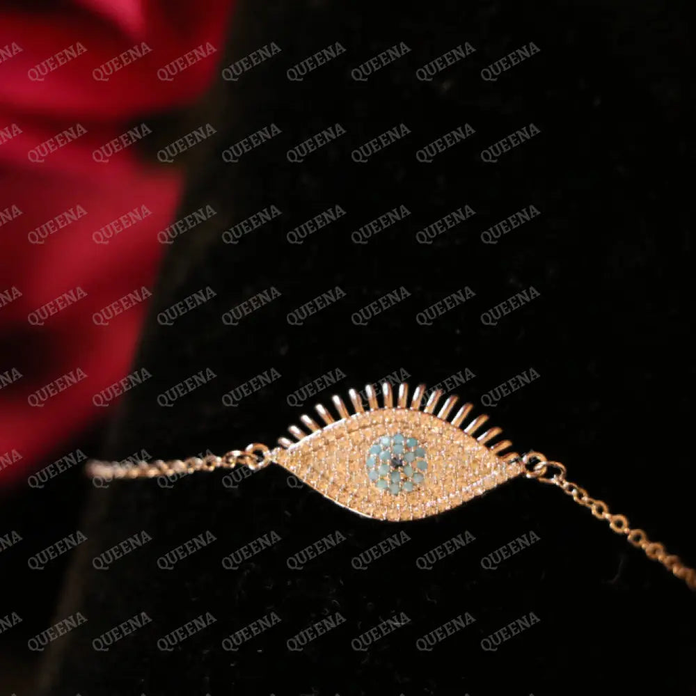 Silver Sparkle Evil Eye Bracelet Bracelet