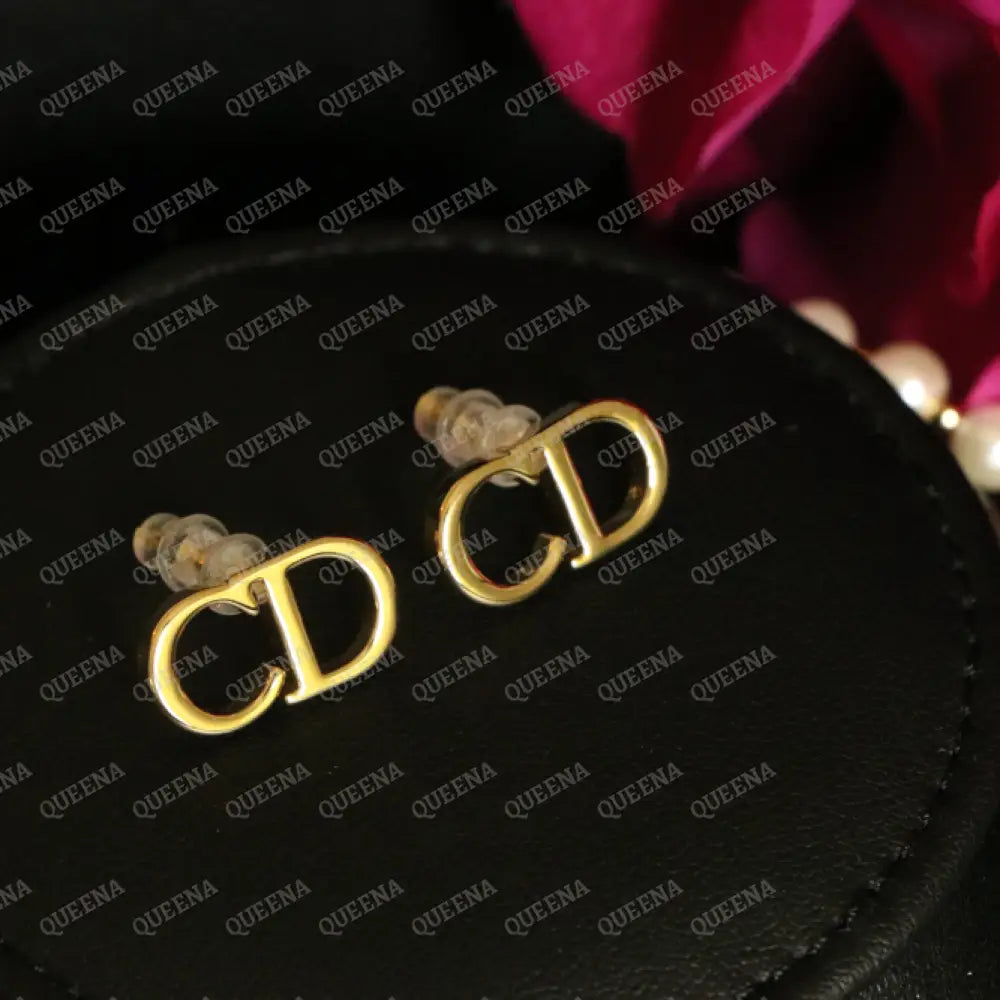 Simple CD Stud Earrings Earrings