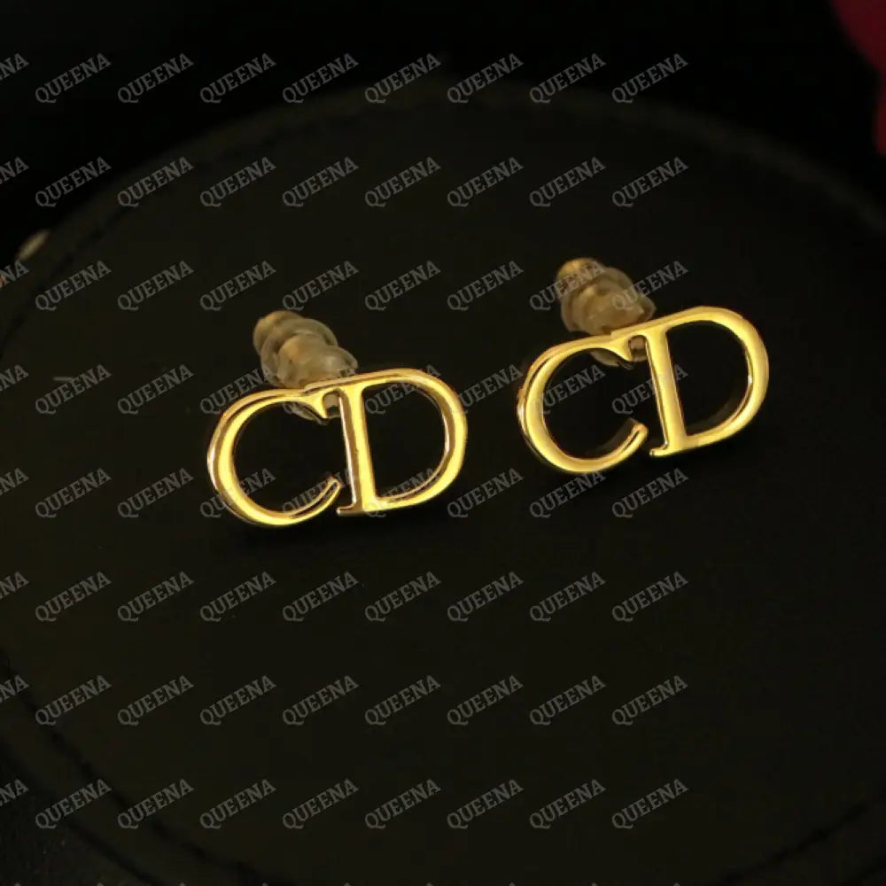 Simple CD Stud Earrings Earrings
