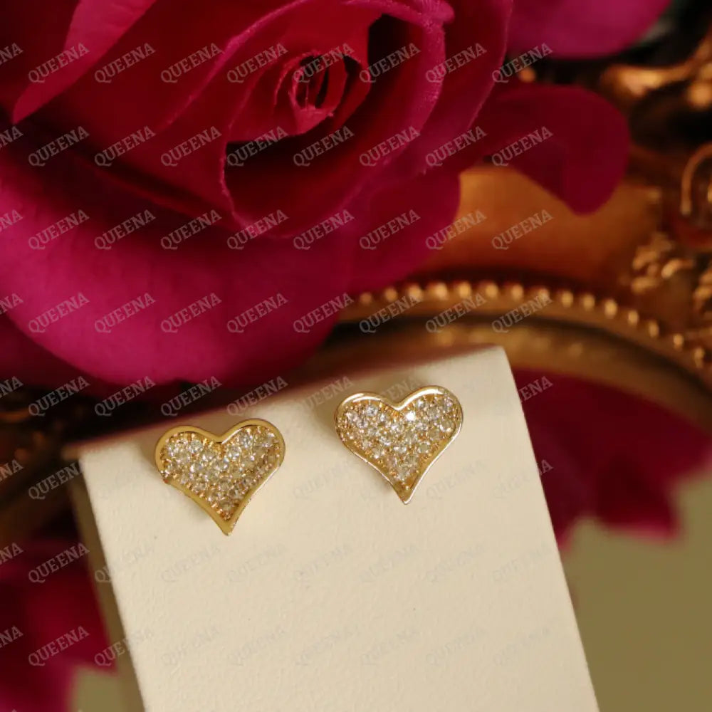 Sweat Heart Stud Earings Earrings