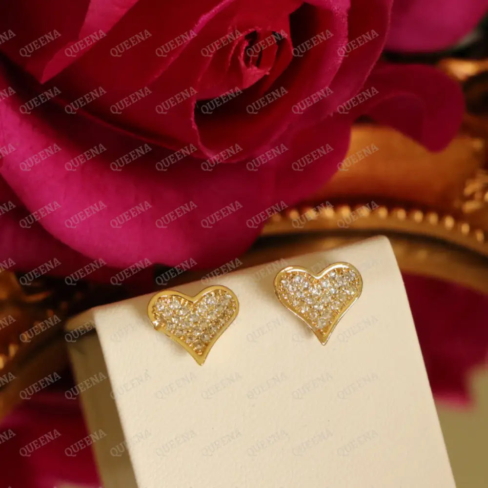 Sweat Heart Stud Earings Earrings