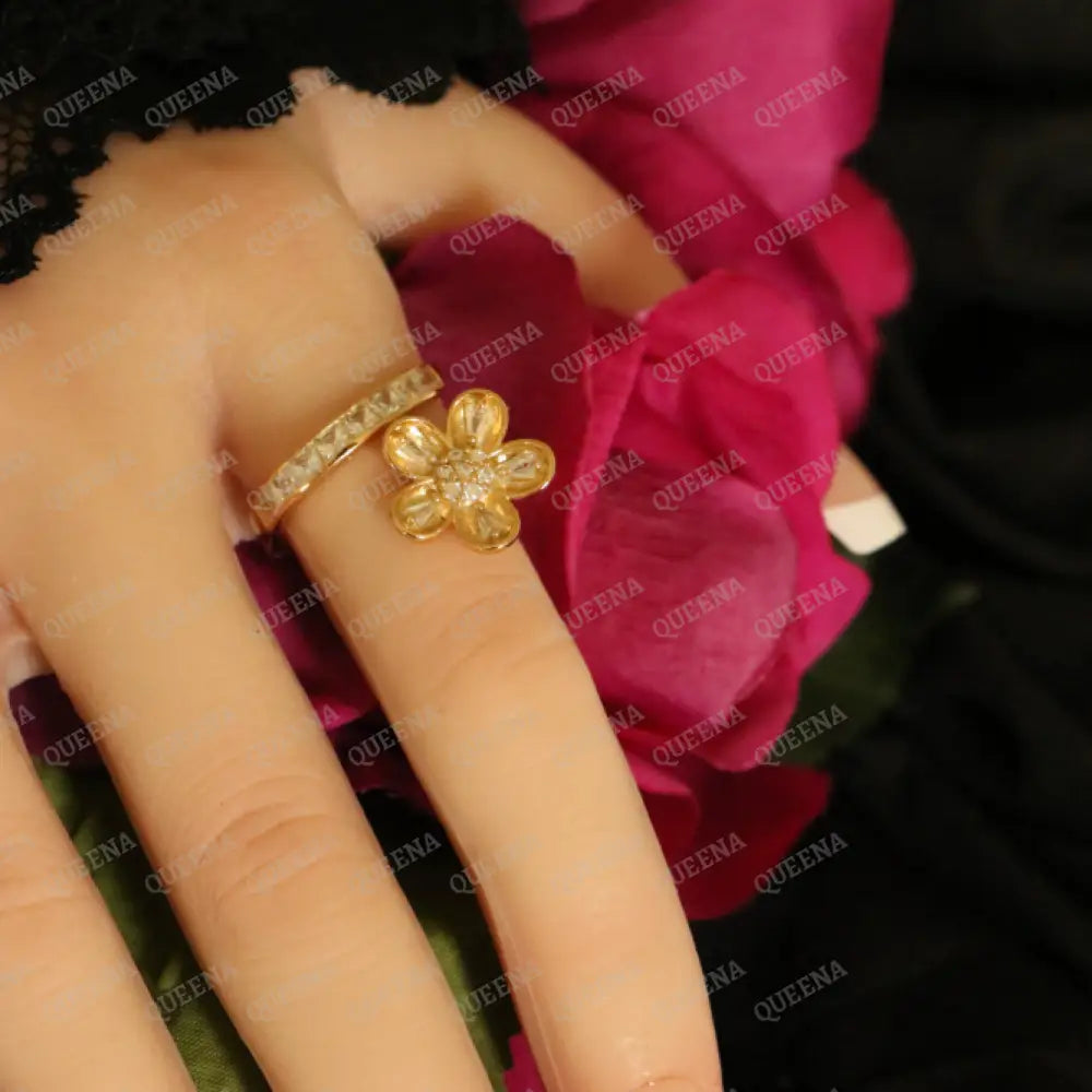 Sweet Jasmin Ring - Adjustable (Free Size) Ring Rings