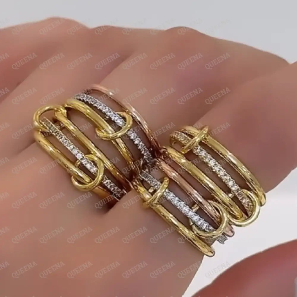 Trendy Trio Ring - Rings