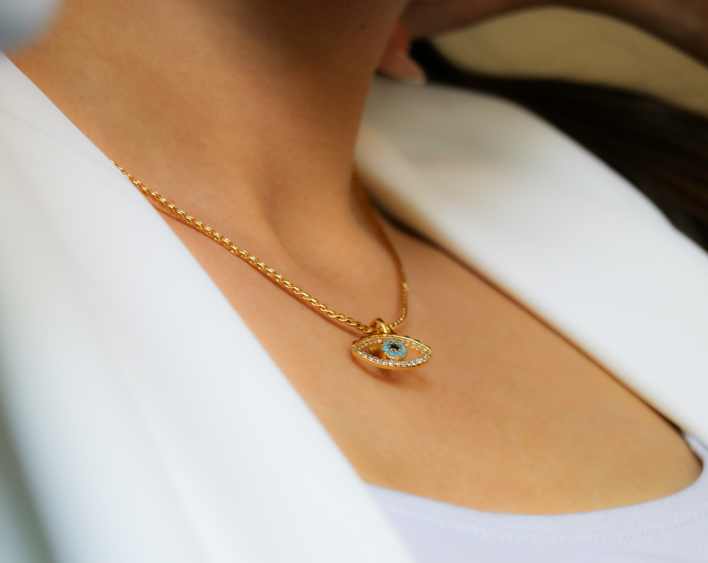 Sky Evil Eye Necklace