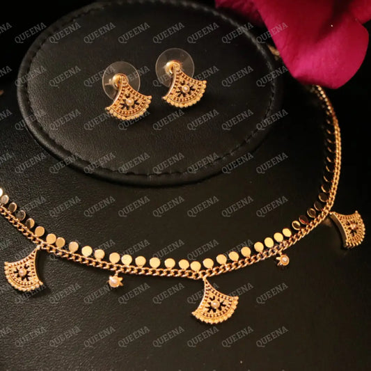 Al-Amira Khaleji Choker Set (Necklace + Earrings) Jewelry Sets