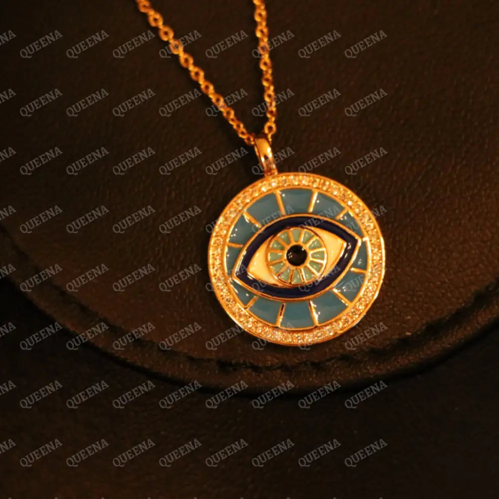 Blue Evil Eye Necklace Necklaces