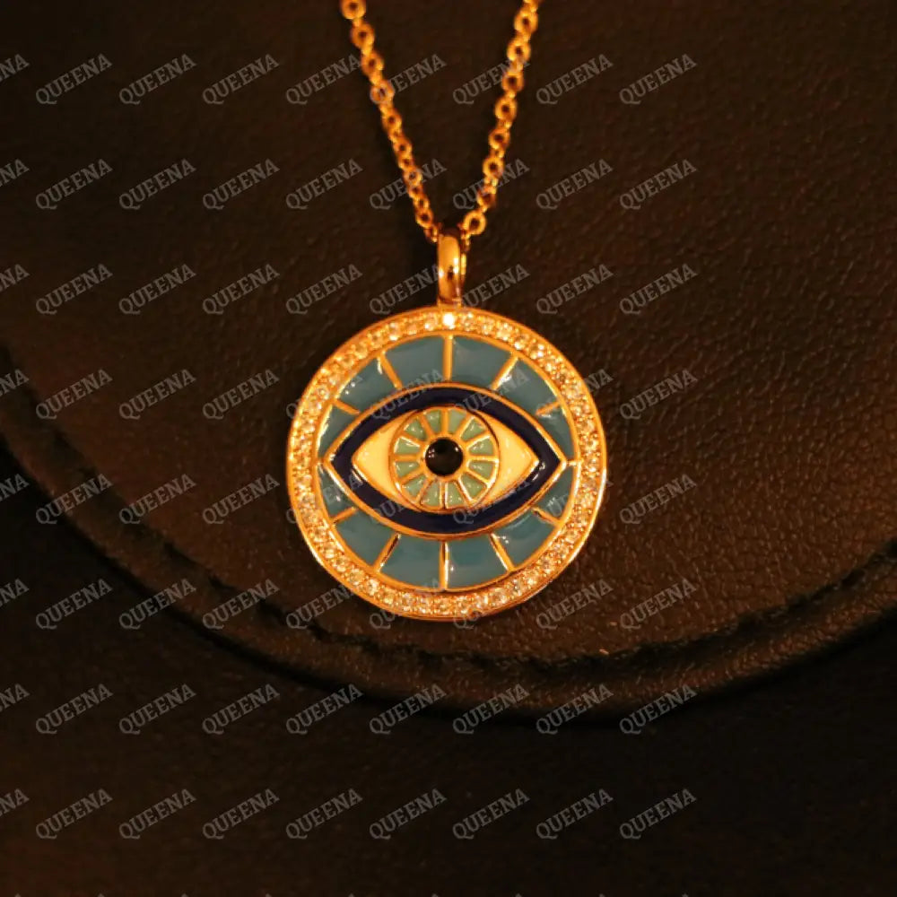 Blue Evil Eye Necklace Necklaces