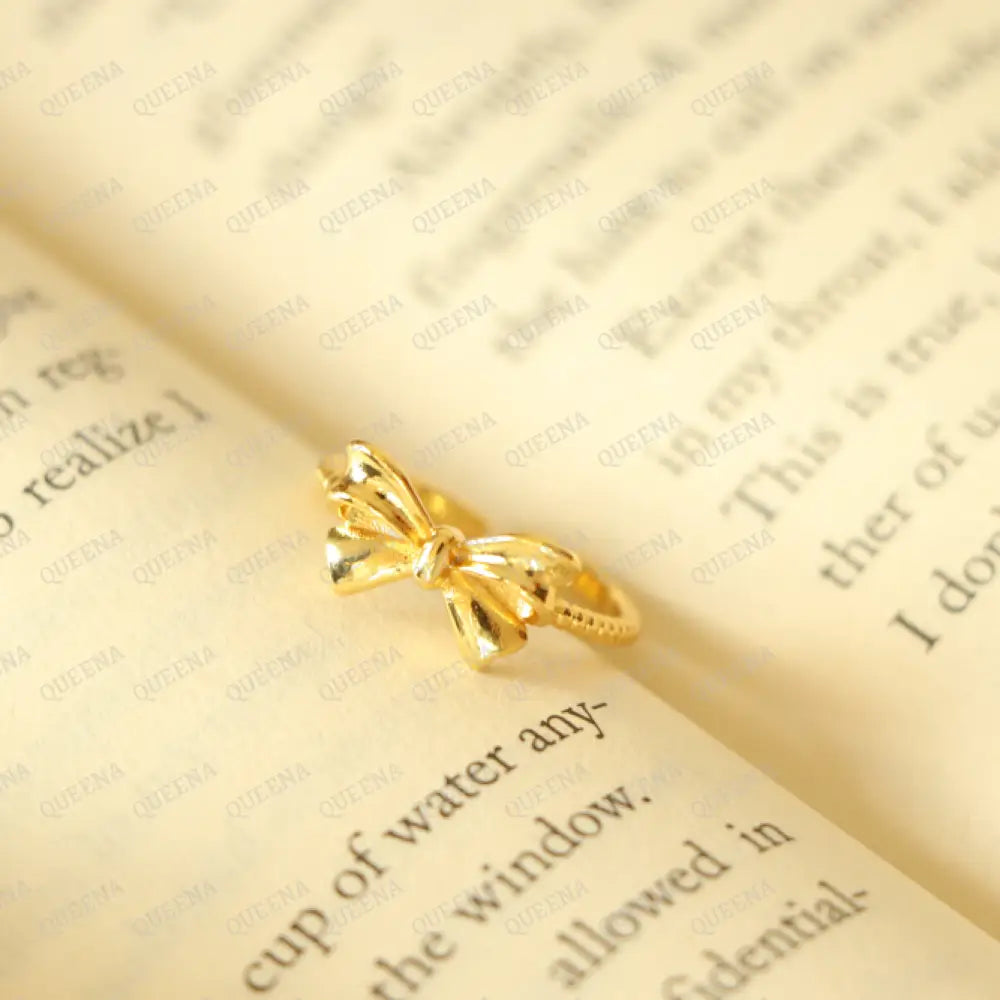 Bow Ring - Adjustable (Free Size) Rings