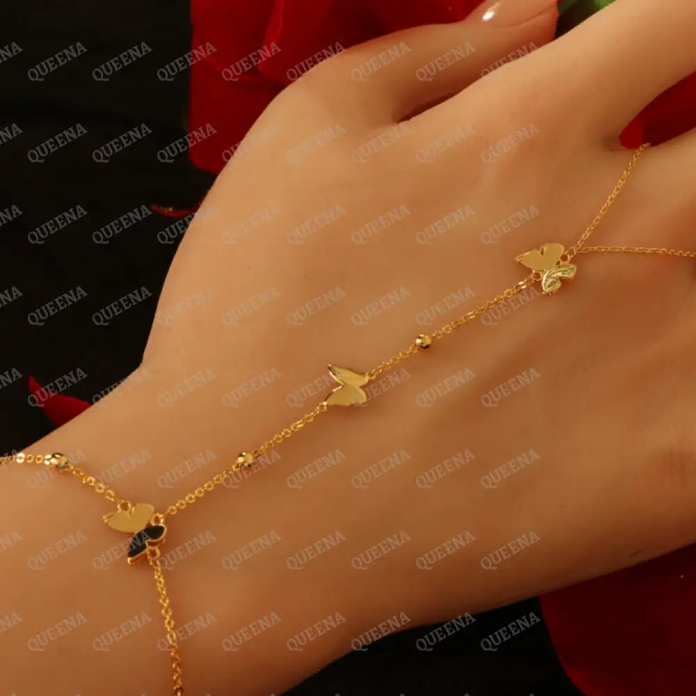 Butterfly Hand Chain Bracelet