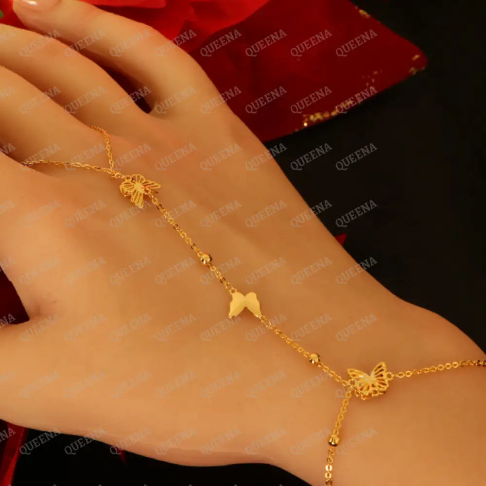Butterfly Hand Chain Bracelet