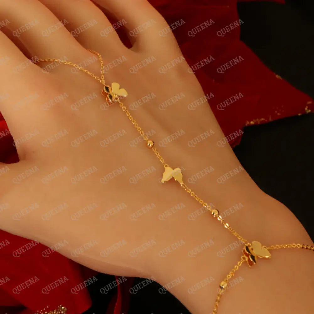 Butterfly Hand Chain Bracelet