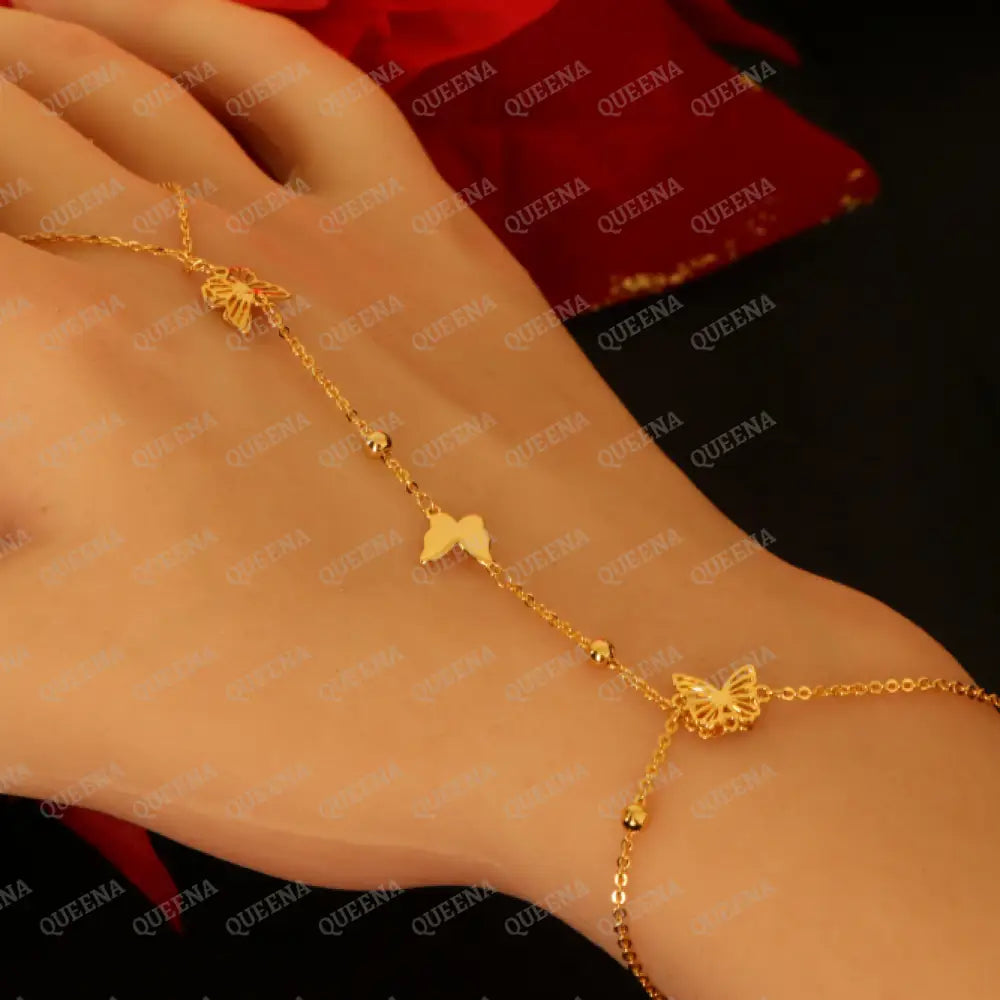 Butterfly Hand Chain Bracelet
