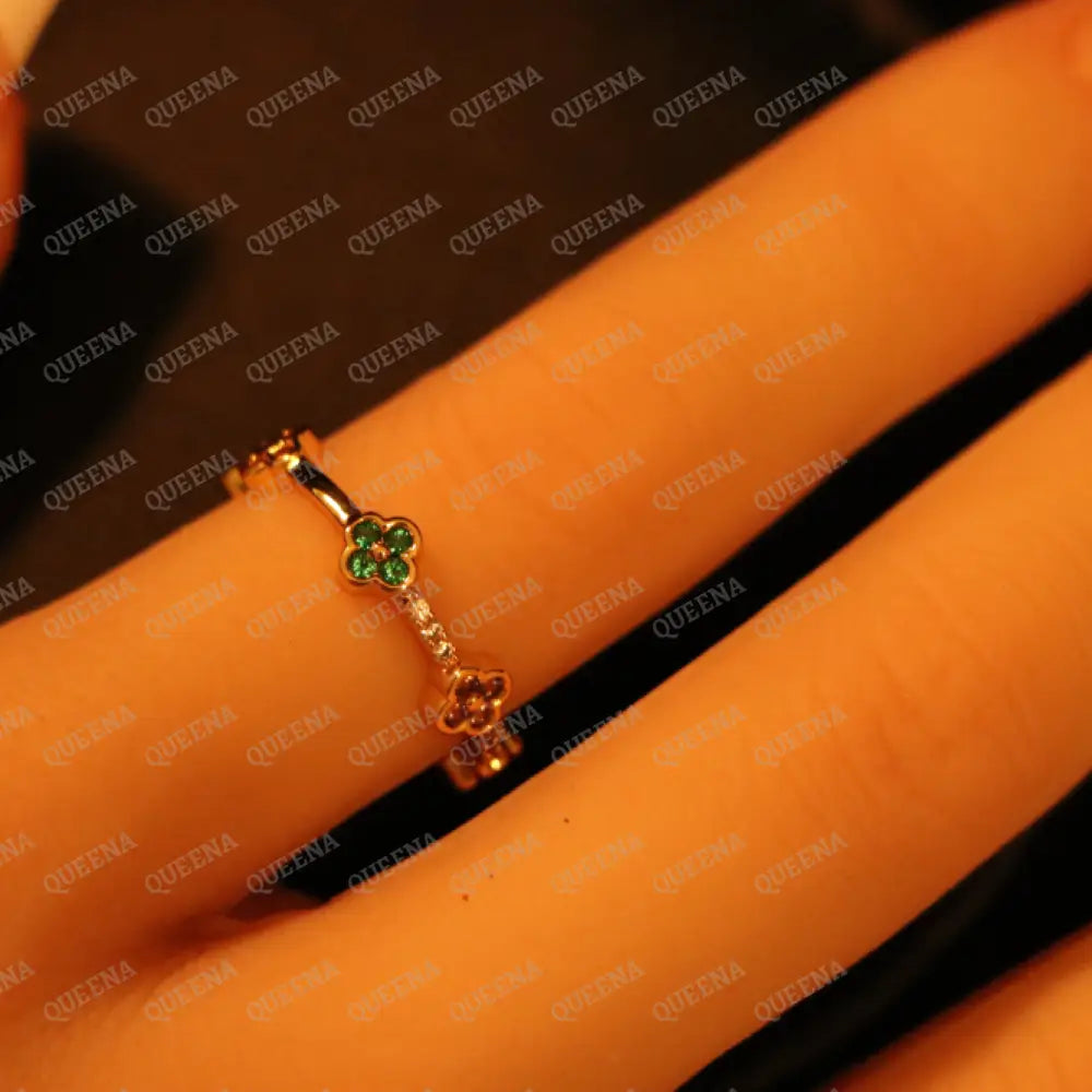 Colorful Flora Ring / Free Size Rings