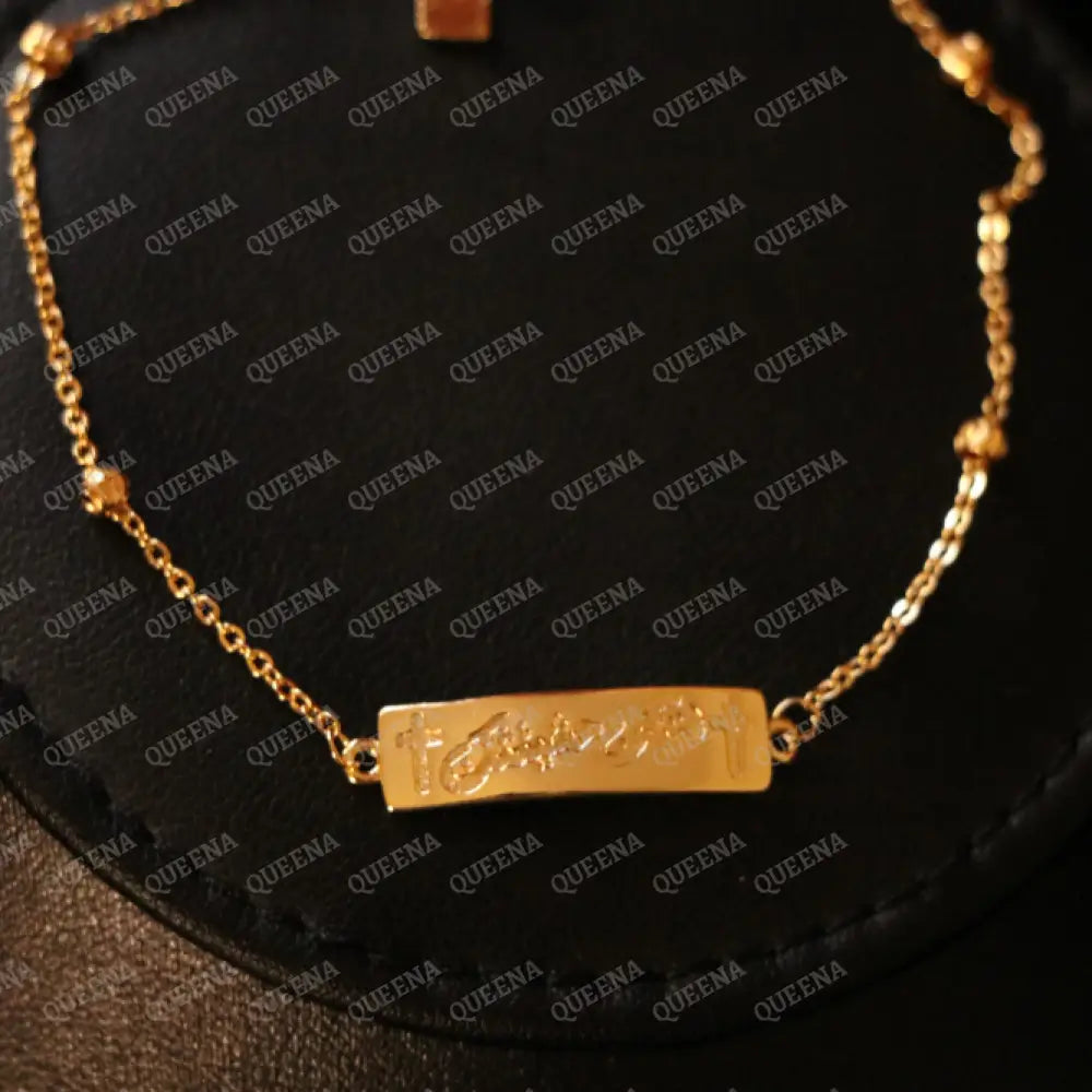 Cross Bracelet (Let Your will Be Done) (لتكن مشيئتك) written in Arabic Bracelet