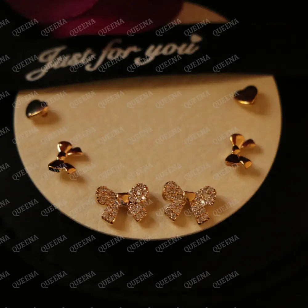Cutie bow Earrings Set earrings