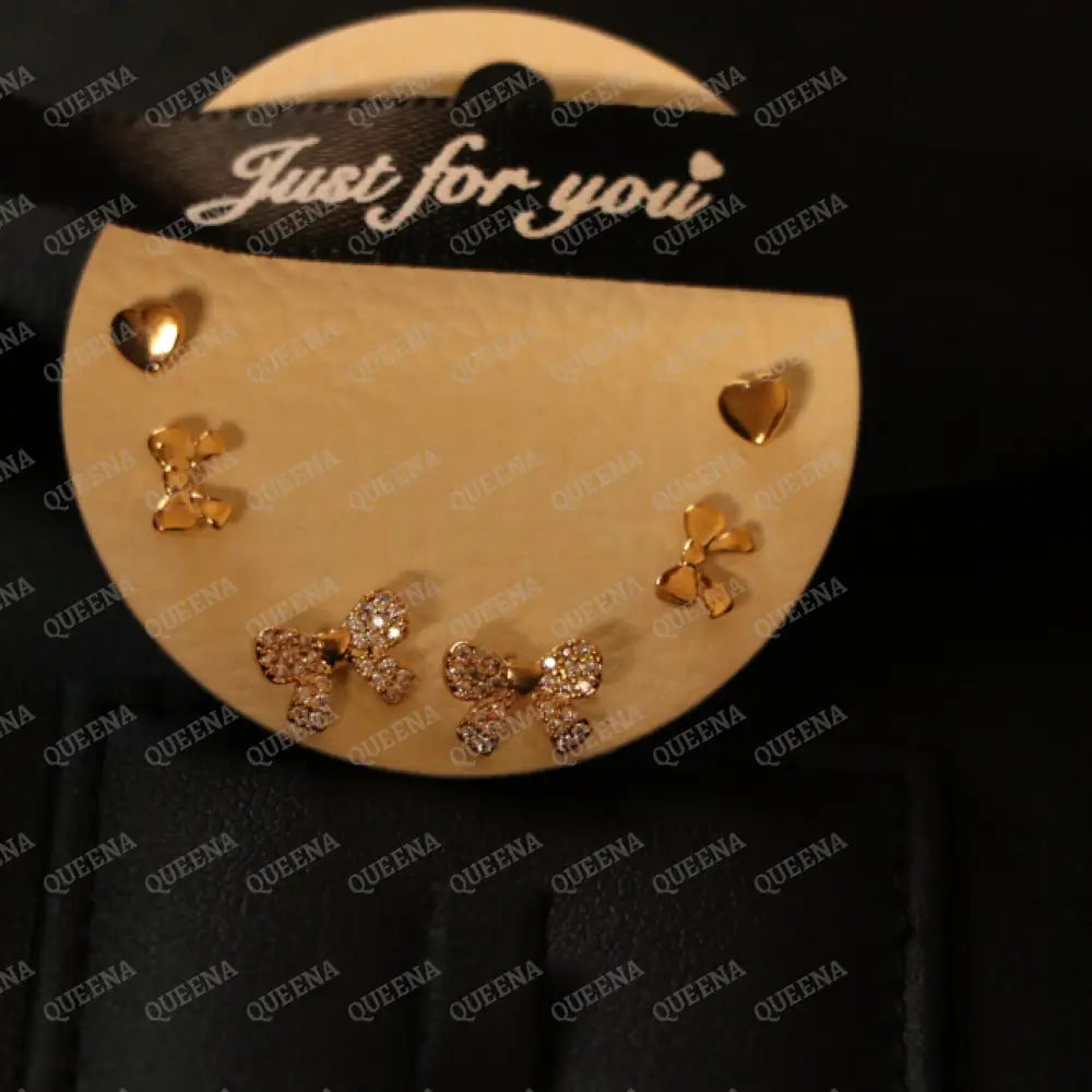 Cutie bow Earrings Set earrings