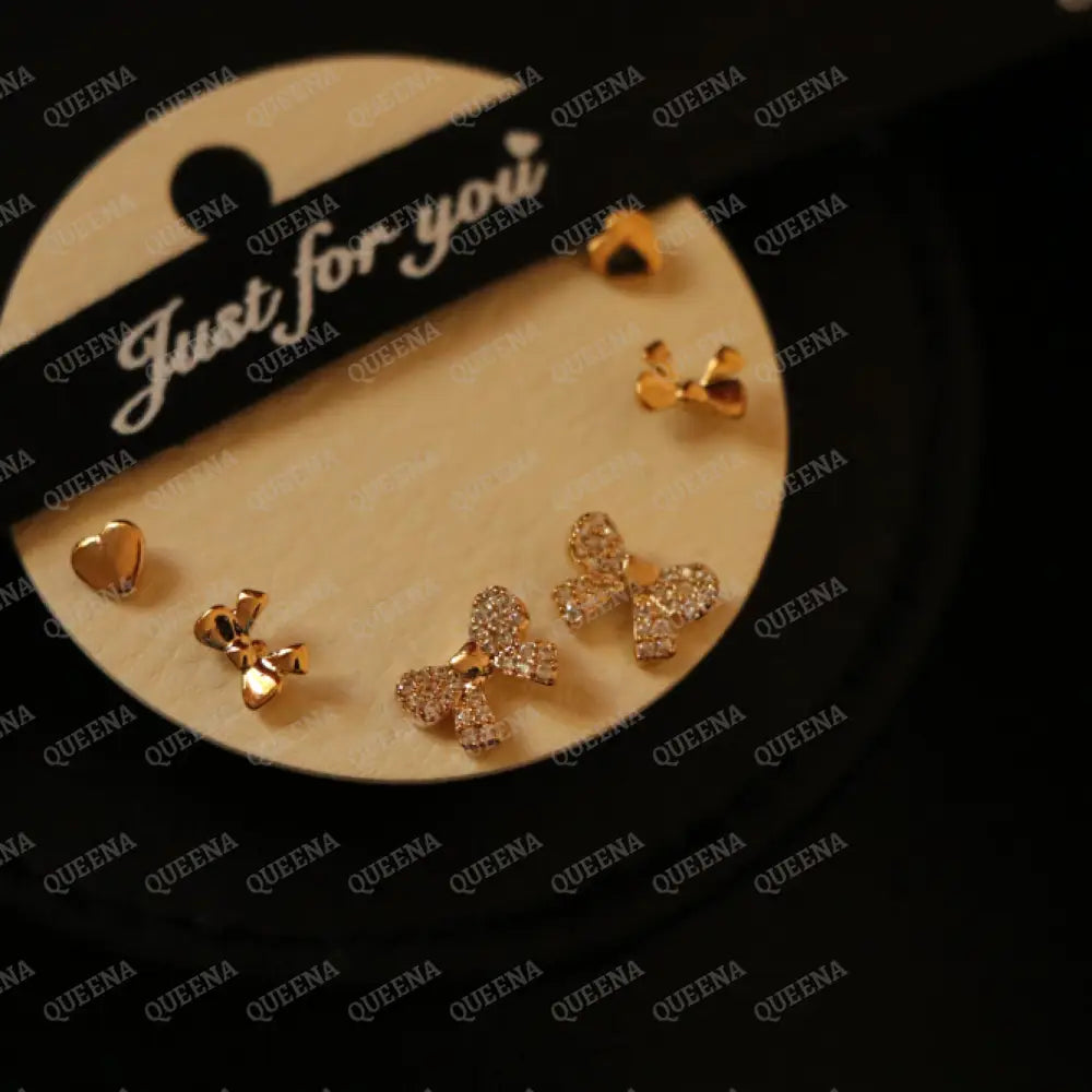 Cutie bow Earrings Set earrings