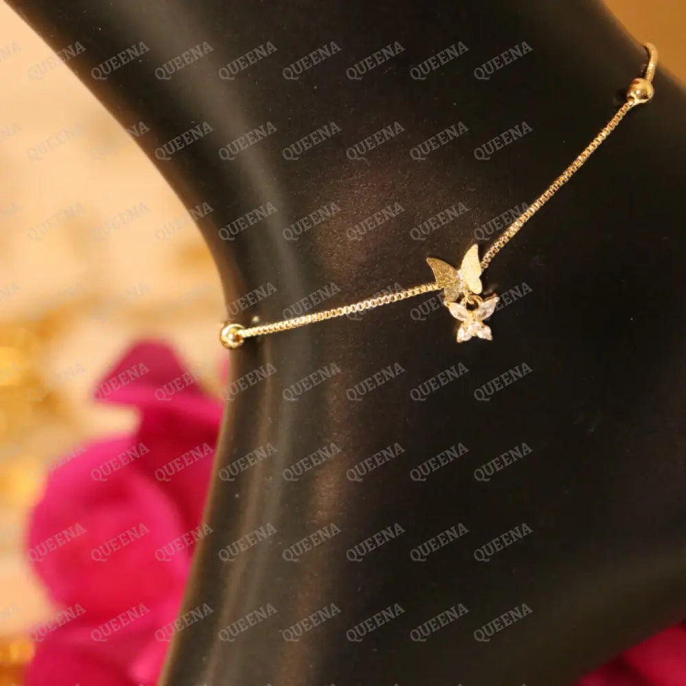 Cutie Butterfly Anklet - Anklet