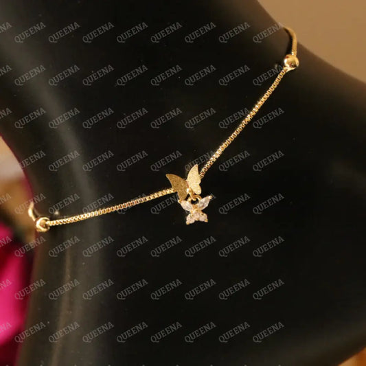 Cutie Butterfly Anklet - Anklet