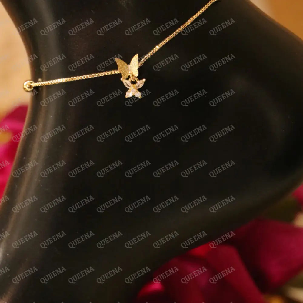 Cutie Butterfly Anklet - Anklet