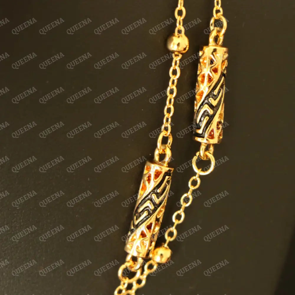 Dainty Multi Lyra Coins Long Layering Necklace with Verasacei pattern Necklaces