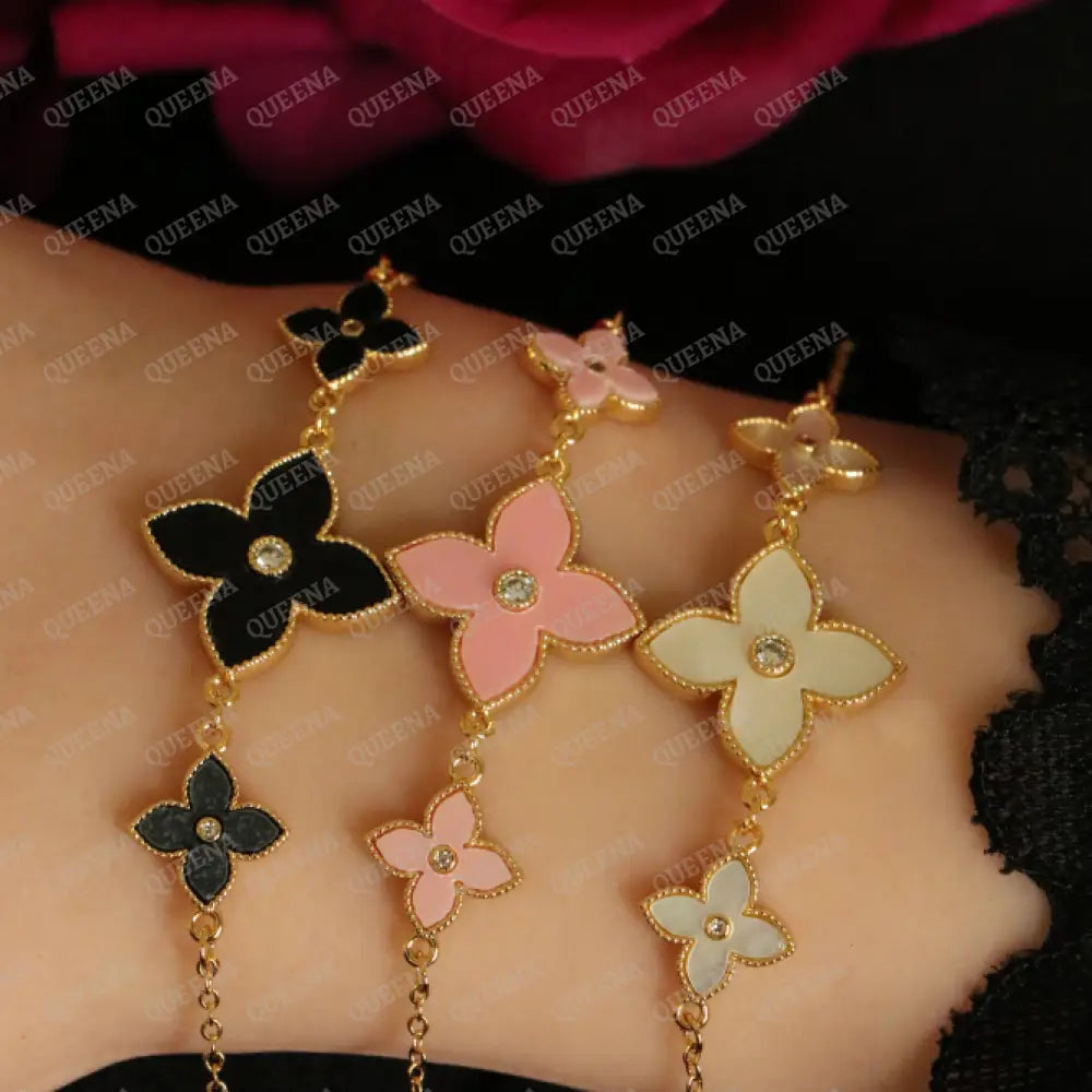 Delara Princess Flower Bracelet Bracelet