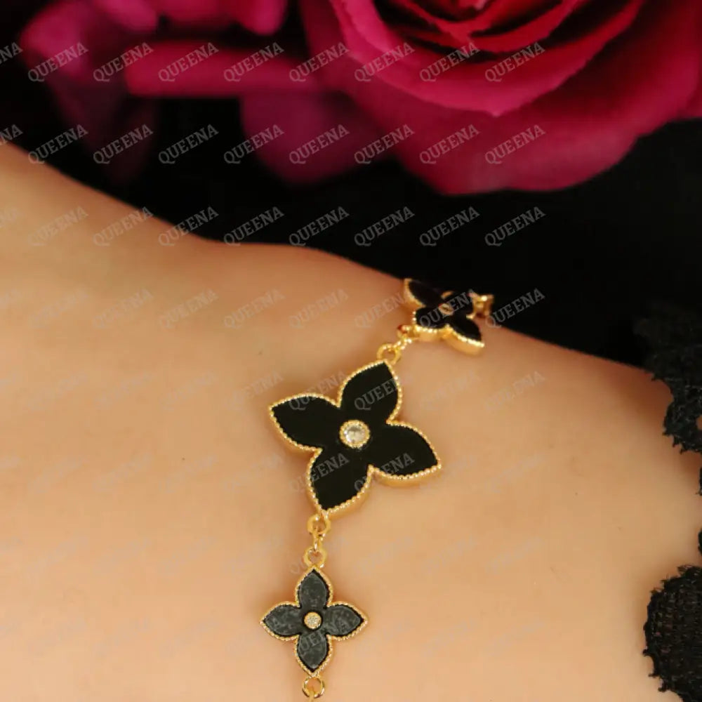 Delara Princess Flower Bracelet Bracelet