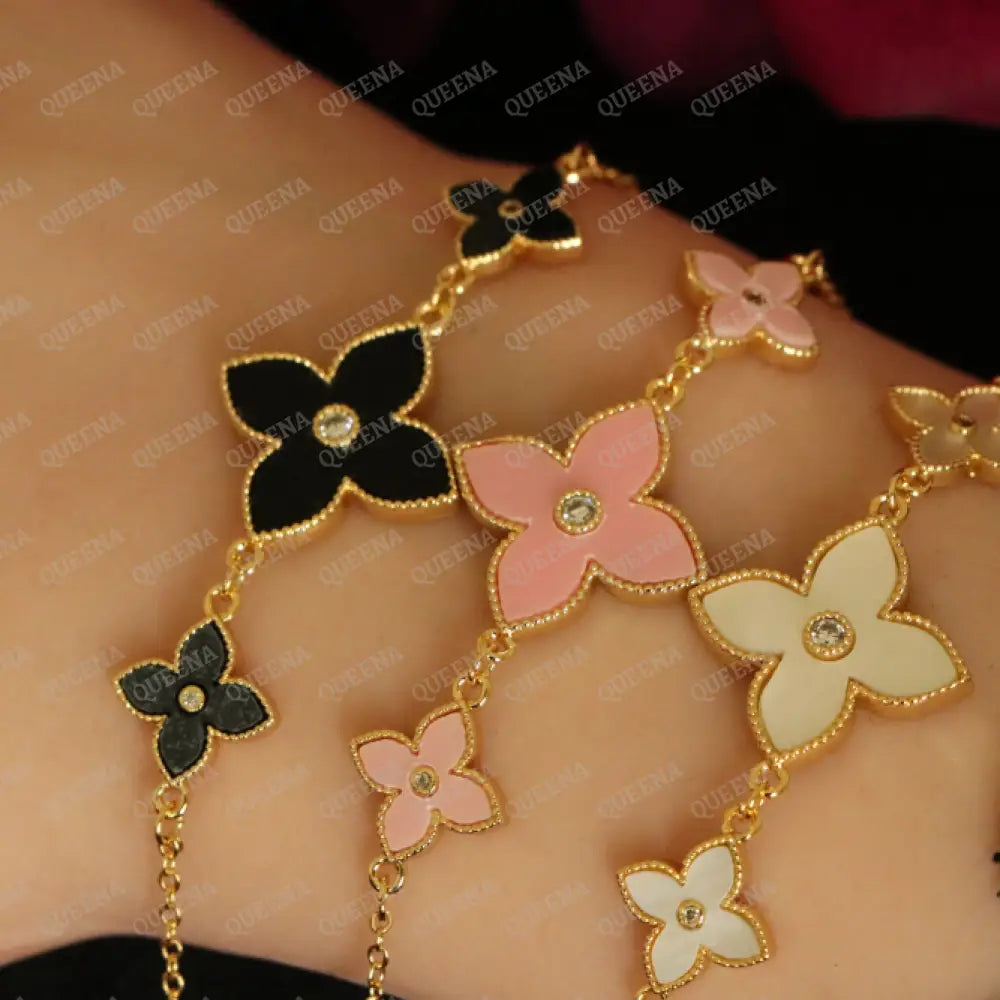 Delara Princess Flower Bracelet Bracelet