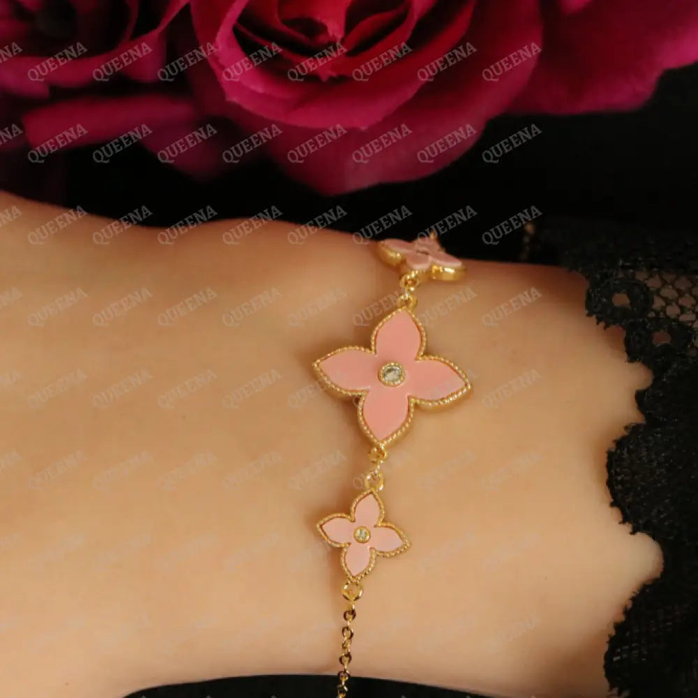 Delara Princess Flower Bracelet Bracelet