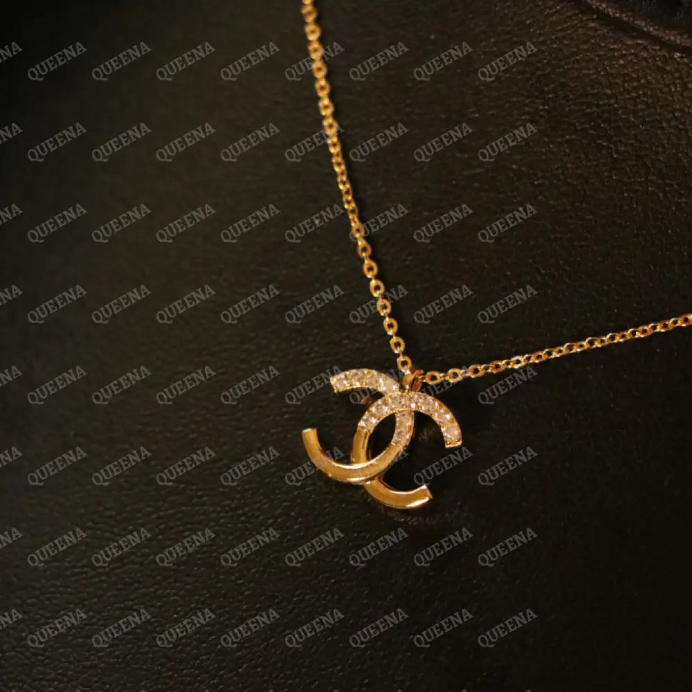 Delicate Iconic Chaneel Set (Necklace + Earrings) Jewelry Sets