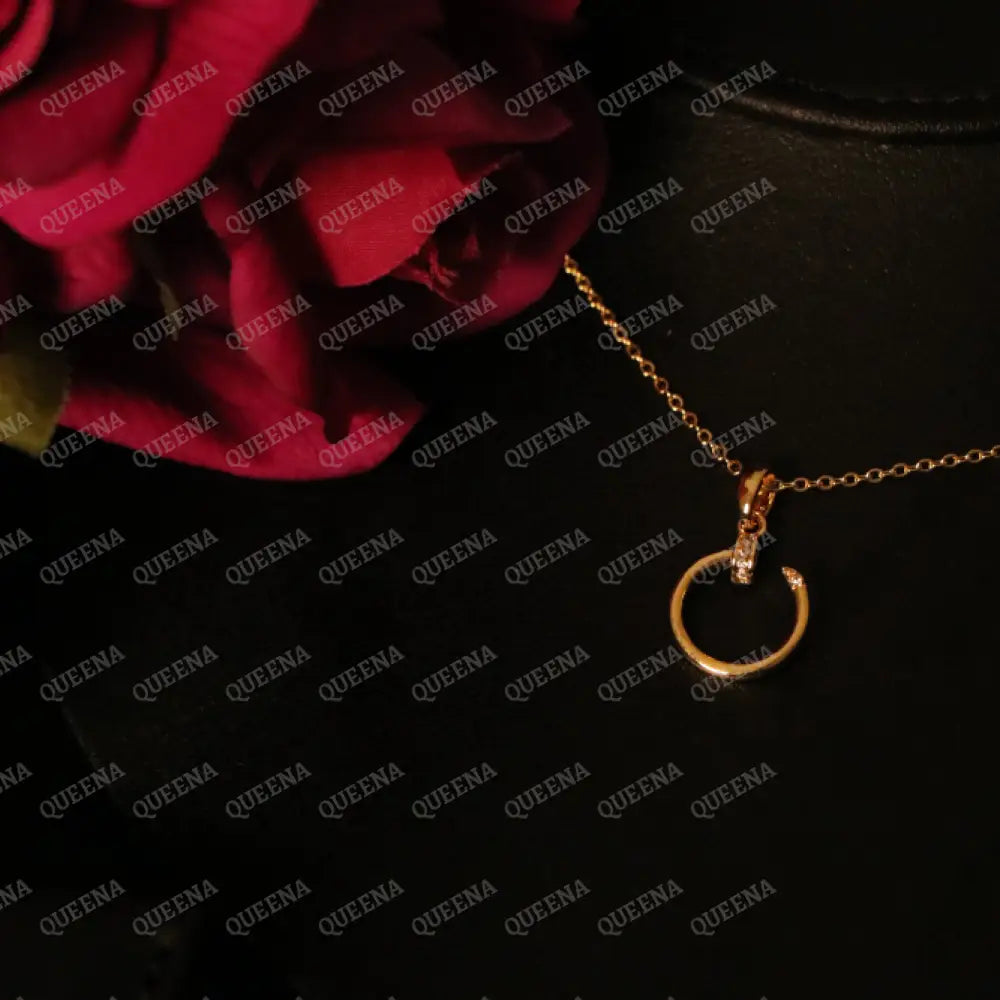 Delicate Iconic Nail Necklace Necklaces