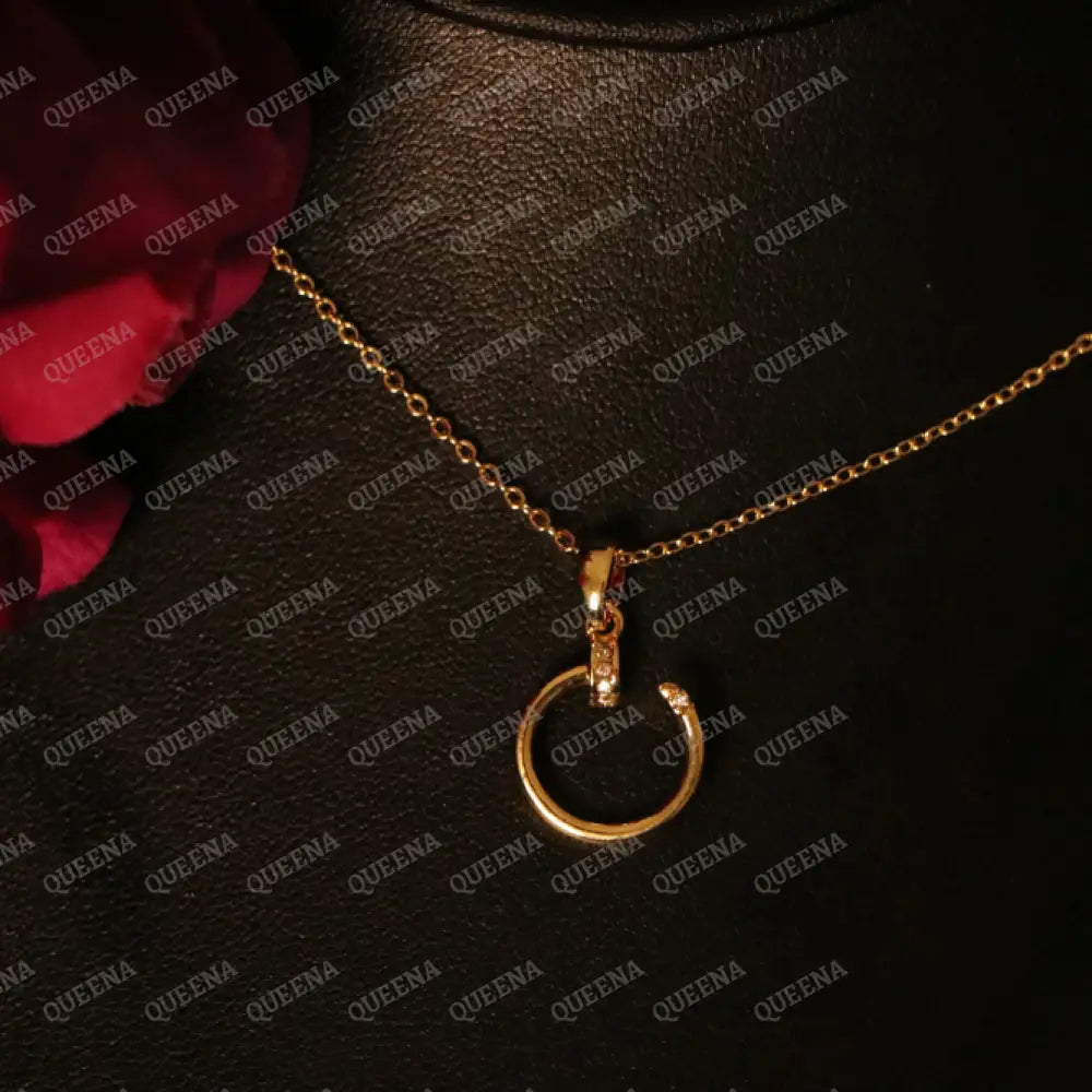 Delicate Iconic Nail Necklace Necklaces