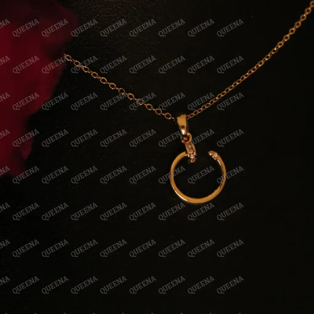 Delicate Iconic Nail Necklace Necklaces