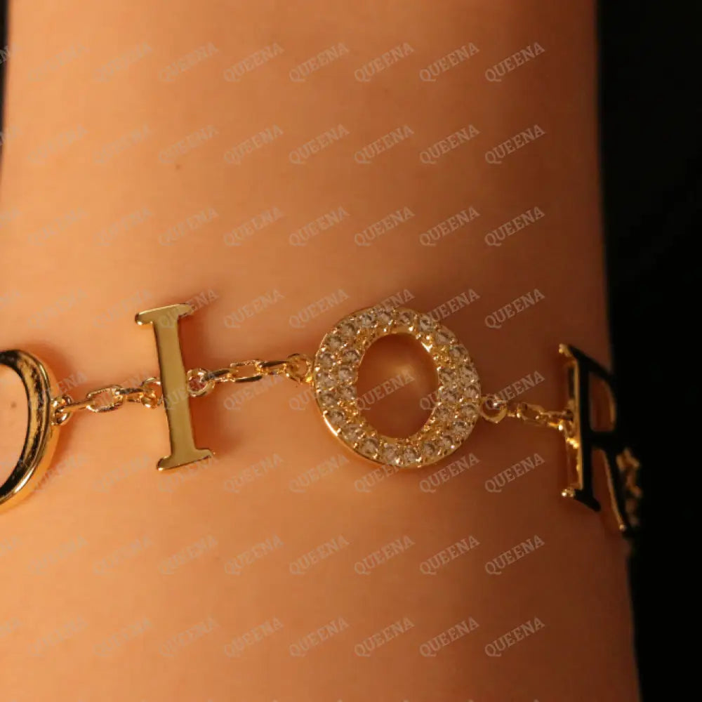 DIORA Letters Bracelet Bracelet