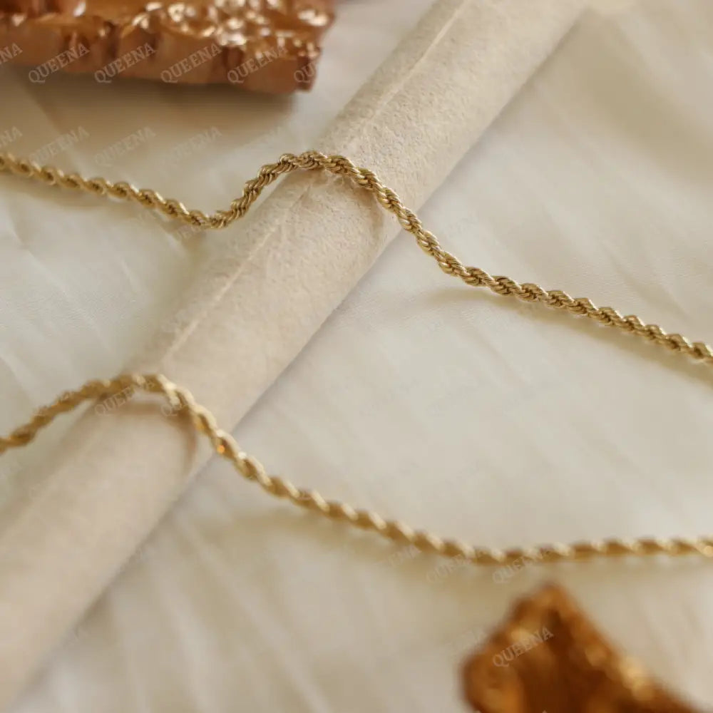 Essential Golden Rope Chain Necklace Necklaces