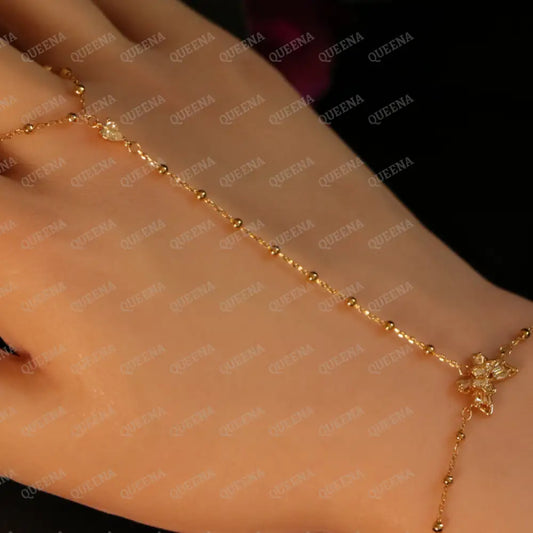 Fancy Butterfly Hand Chain Bracelet Bracelet